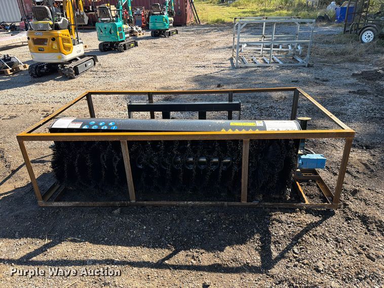image for item EX4352 2026 Mower King SSAB72 skid steer broom