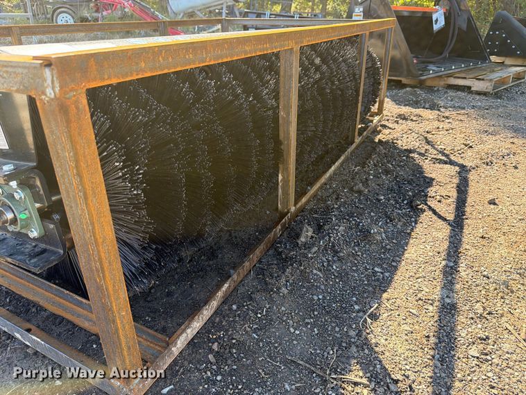 image for item EX4352 2026 Mower King SSAB72 skid steer broom