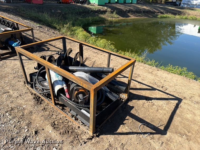 image for item EX4354 2026 Mower King SSECAG-Y skid steer auger