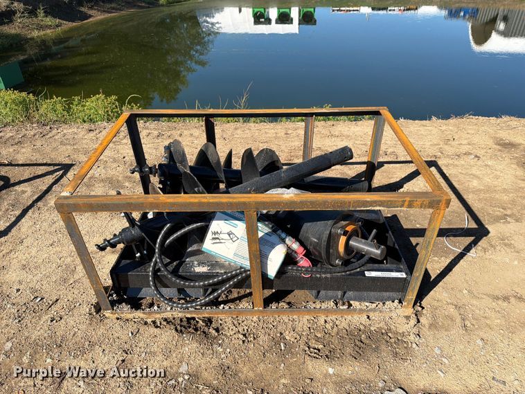 image for item EX4354 2026 Mower King SSECAG-Y skid steer auger