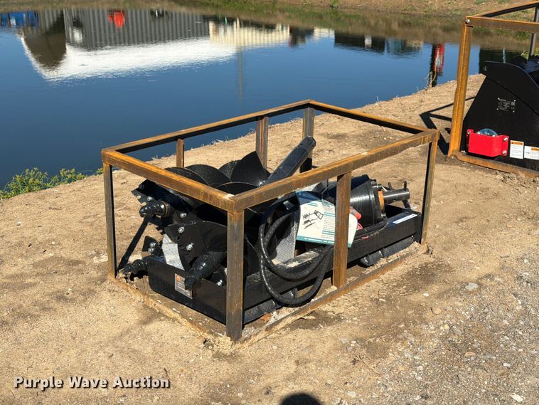 image for item EX4354 2026 Mower King SSECAG-Y skid steer auger