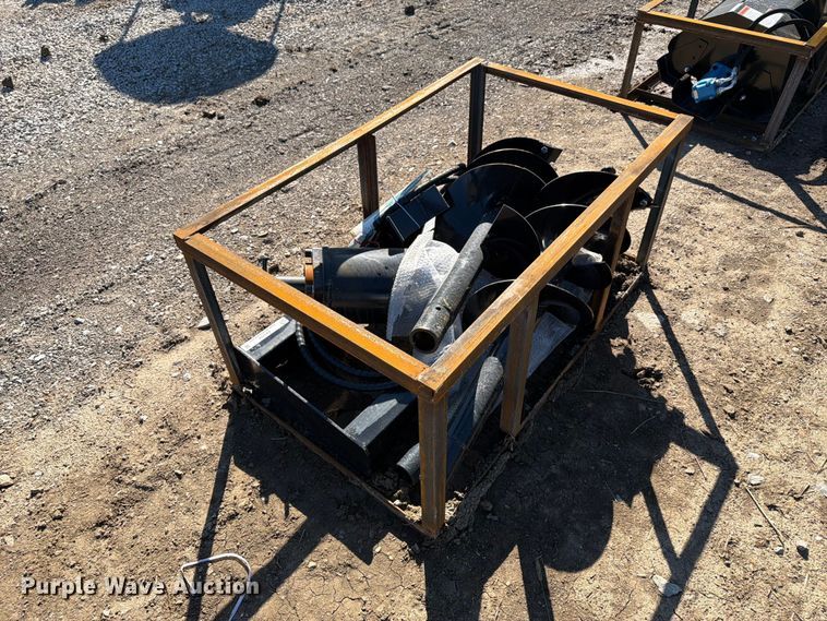 image for item EX4354 2026 Mower King SSECAG-Y skid steer auger