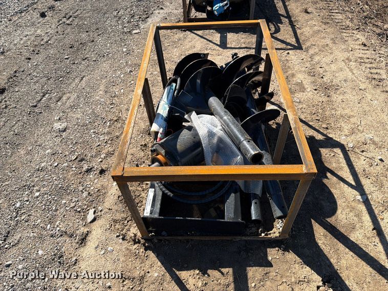 image for item EX4354 2026 Mower King SSECAG-Y skid steer auger