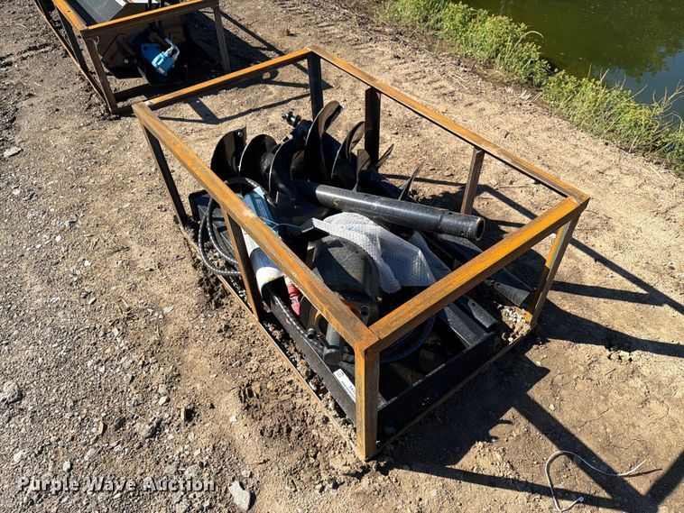 image for item EX4354 2026 Mower King SSECAG-Y skid steer auger