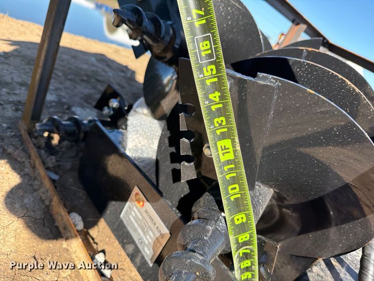 image for item EX4354 2026 Mower King SSECAG-Y skid steer auger