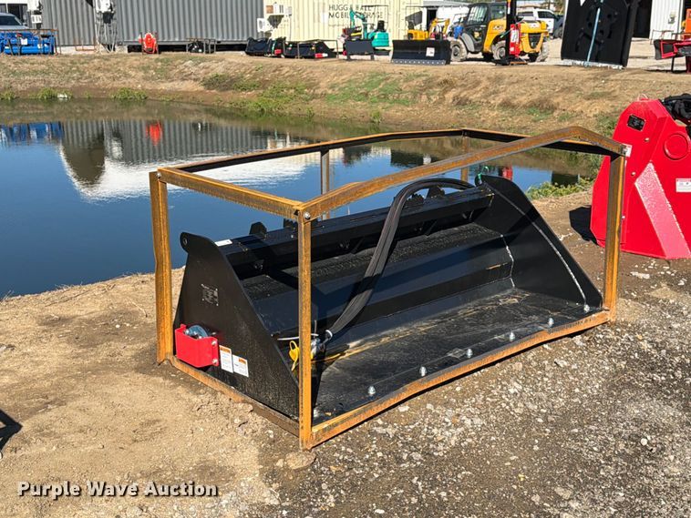 image for item EX4355 Raytree RMRB72 skid steer power rake bucket