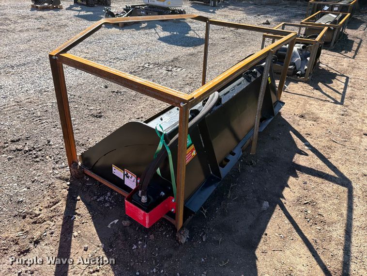 image for item EX4355 Raytree RMRB72 skid steer power rake bucket