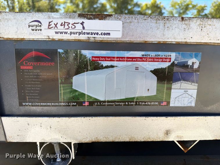 image for item EX4358 Covermore 406023DP double truss arch shelter