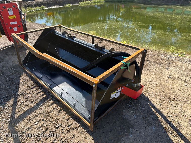 image for item EX4368 Raytree RMRB72 skid steer power rake bucket