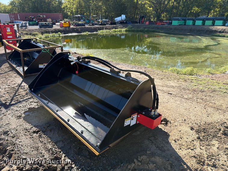 image for item EX4369 Raytree RMRB72 skid steer power rake bucket