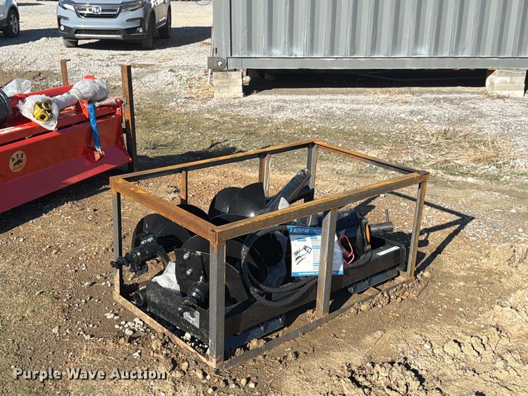 image for item EX4370 2026 Mower King SSECAG-Y skid steer auger