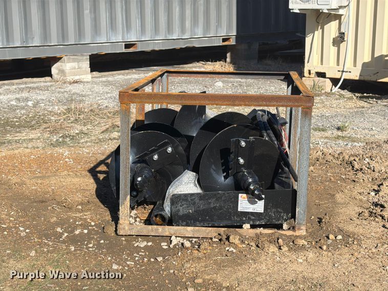 image for item EX4370 2026 Mower King SSECAG-Y skid steer auger