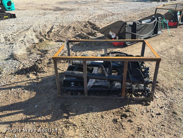 image for item EX4370 2026 Mower King SSECAG-Y skid steer auger