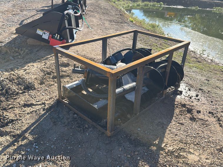 image for item EX4370 2026 Mower King SSECAG-Y skid steer auger
