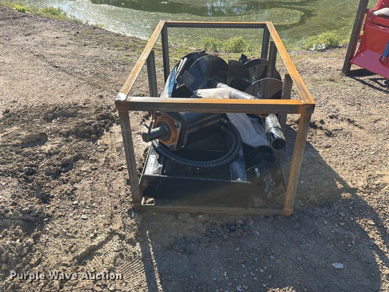 image for item EX4370 2026 Mower King SSECAG-Y skid steer auger