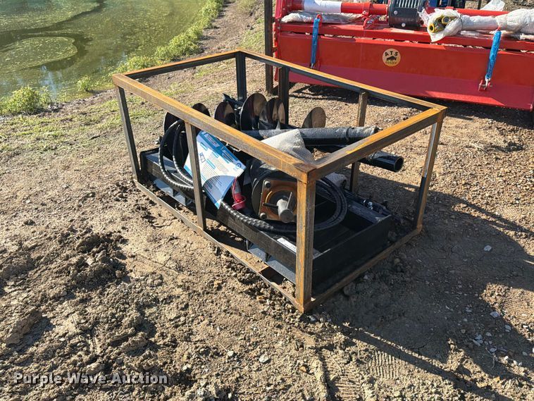 image for item EX4370 2026 Mower King SSECAG-Y skid steer auger