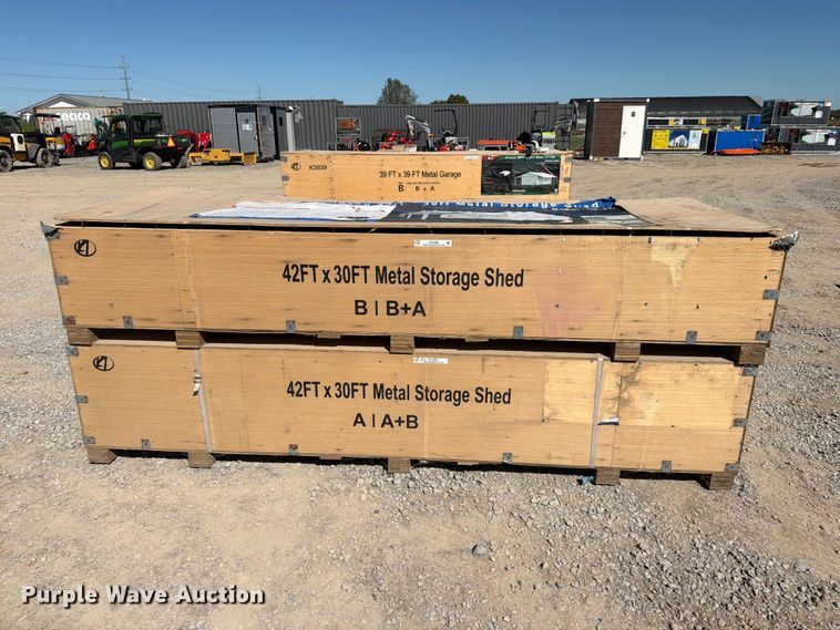 image for item EX4380 KJ K42301 metal shed