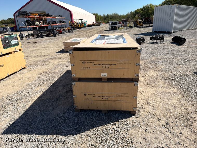 image for item EX4380 KJ K42301 metal shed