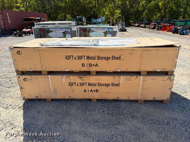 image for item EX4380 KJ K42301 metal shed