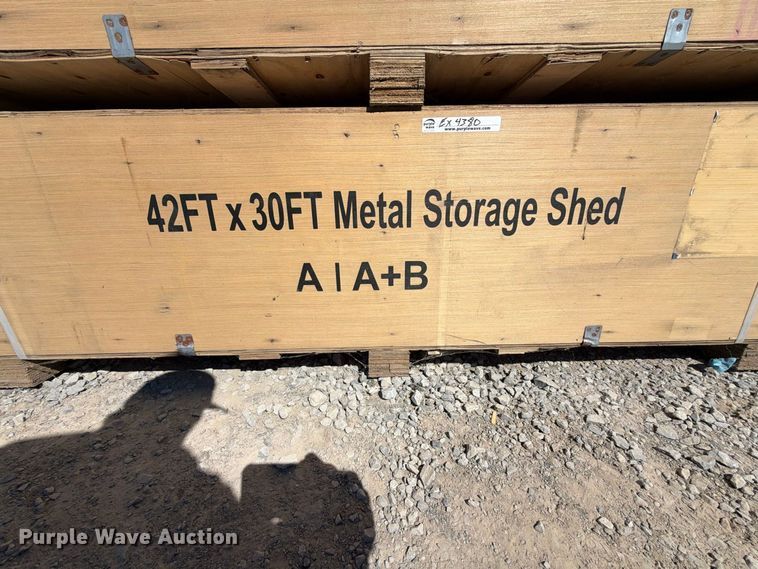 image for item EX4380 KJ K42301 metal shed