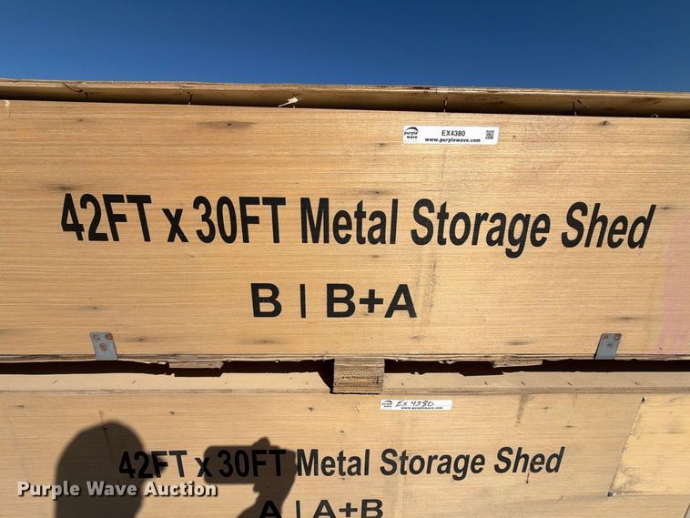 image for item EX4380 KJ K42301 metal shed