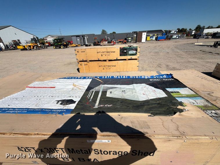 image for item EX4380 KJ K42301 metal shed