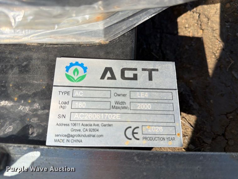 image for item EX4384 2026 AGT AC air compressor