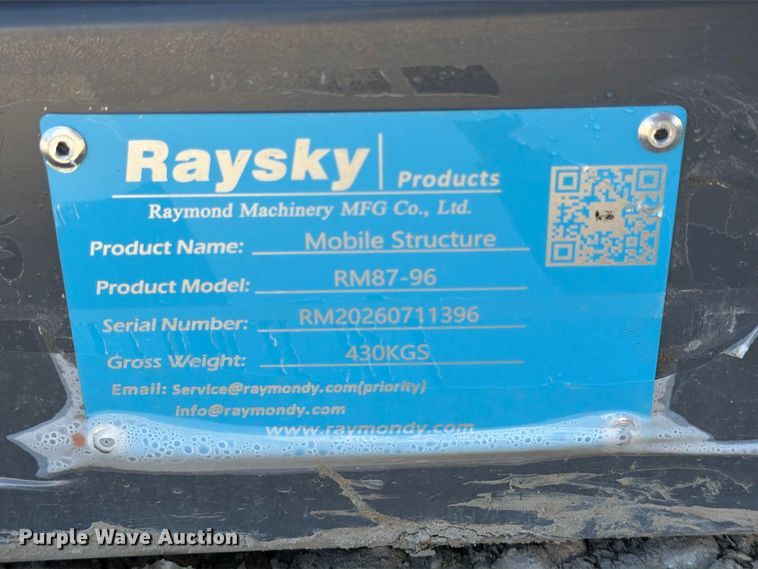 image for item EX4391 Raysky RM87-96 mobile restroom