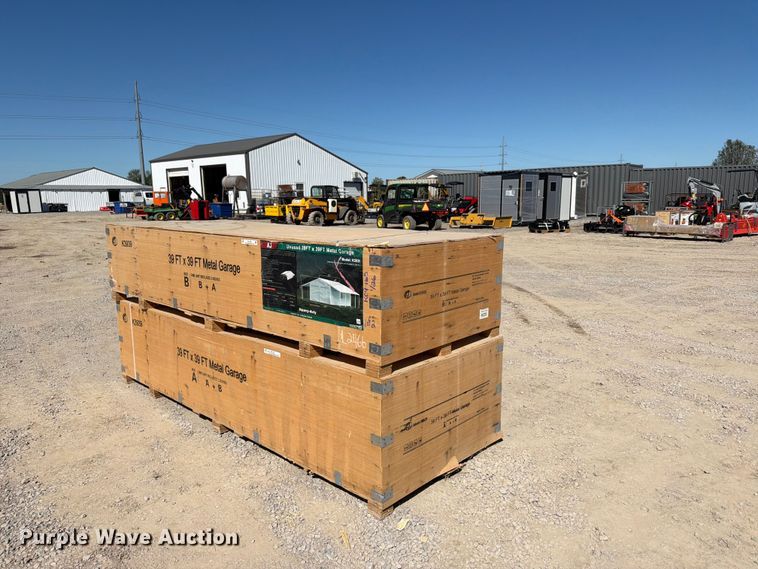 image for item EX4392 KJ K3939 metal garage