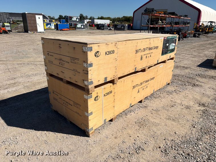 image for item EX4392 KJ K3939 metal garage