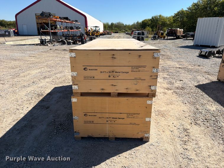image for item EX4392 KJ K3939 metal garage