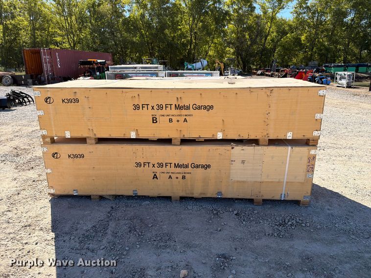 image for item EX4392 KJ K3939 metal garage