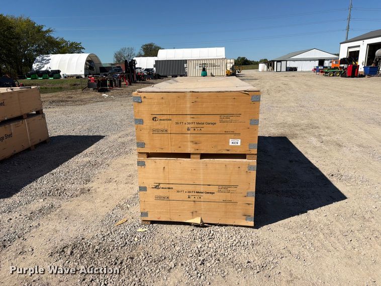 image for item EX4392 KJ K3939 metal garage