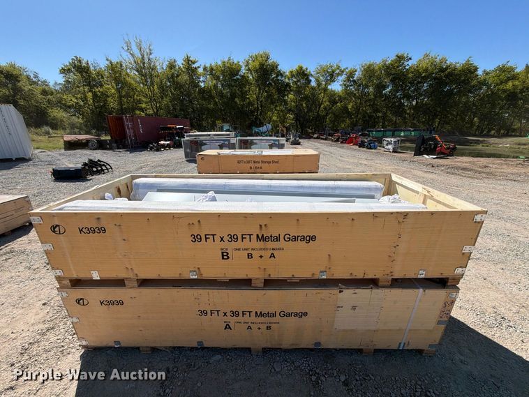image for item EX4392 KJ K3939 metal garage