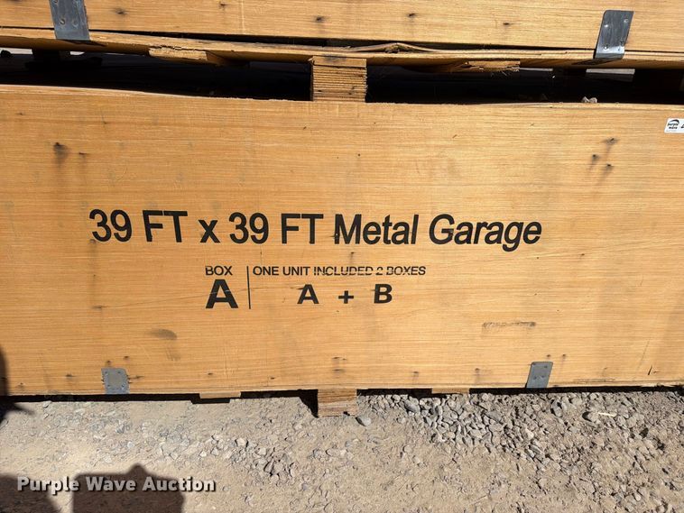 image for item EX4392 KJ K3939 metal garage