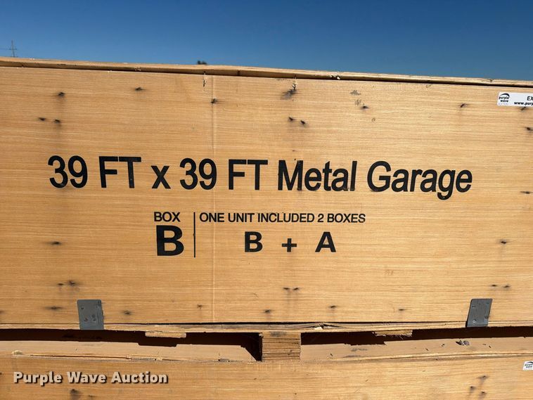 image for item EX4392 KJ K3939 metal garage