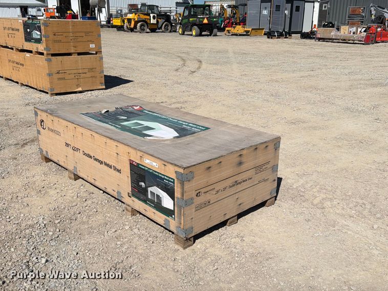 image for item EX4393 KJ K2223 metal shed