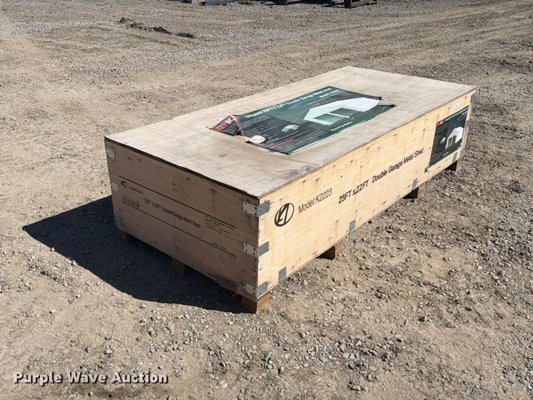 image for item EX4393 KJ K2223 metal shed