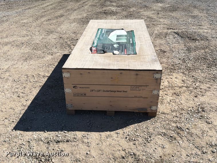image for item EX4393 KJ K2223 metal shed