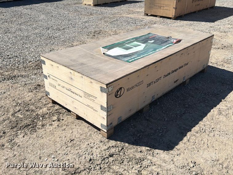 image for item EX4393 KJ K2223 metal shed