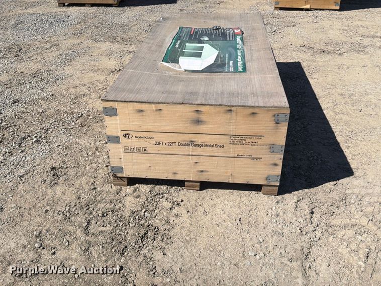 image for item EX4393 KJ K2223 metal shed