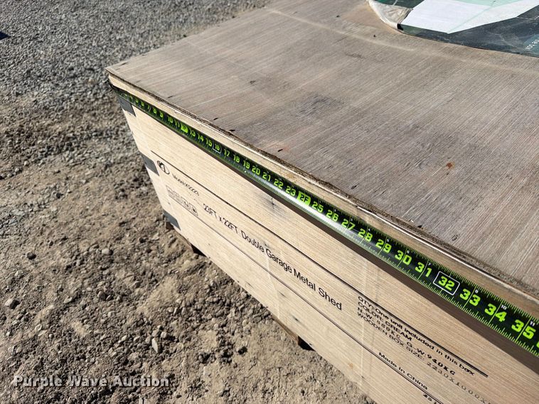 image for item EX4393 KJ K2223 metal shed