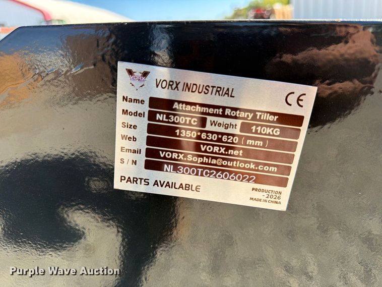 image for item EX4394 2026 Vorx Industrial compact utility loader attachments