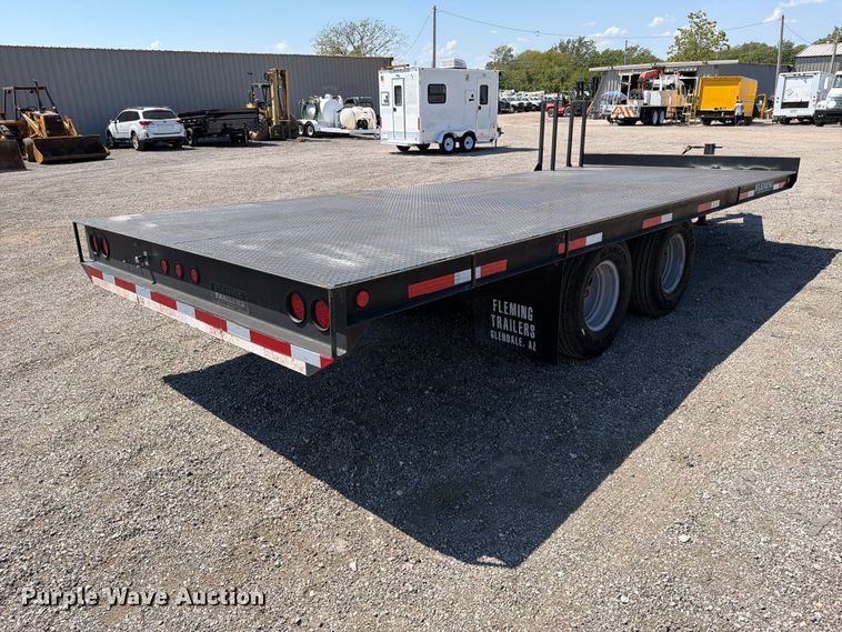 image for item FB5139 2010 Fleming Trailers TD820-10 flatbed trailer