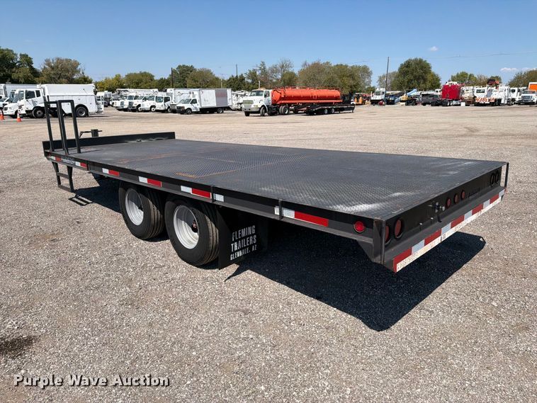 image for item FB5139 2010 Fleming Trailers TD820-10 flatbed trailer