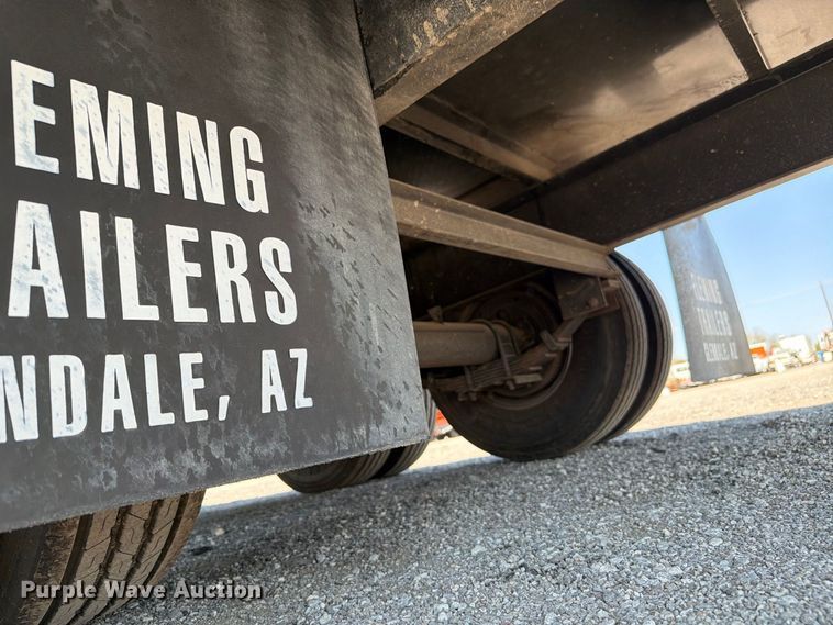 image for item FB5139 2010 Fleming Trailers TD820-10 flatbed trailer