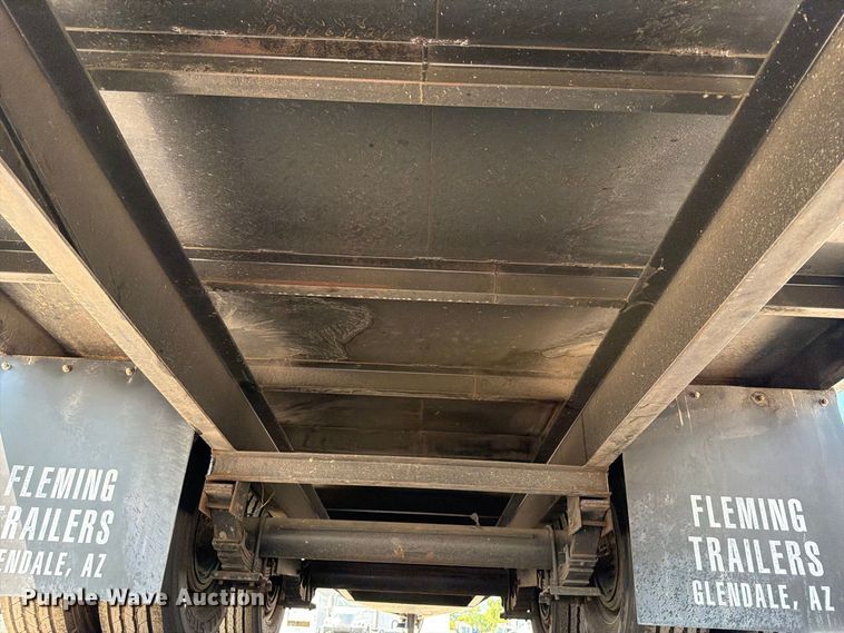 image for item FB5139 2010 Fleming Trailers TD820-10 flatbed trailer