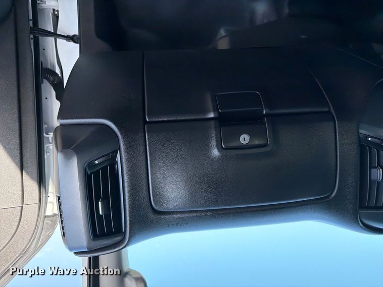 image for item FB5155 2022 Chevrolet Silverado 6500HD Crew Cab flatbed truck