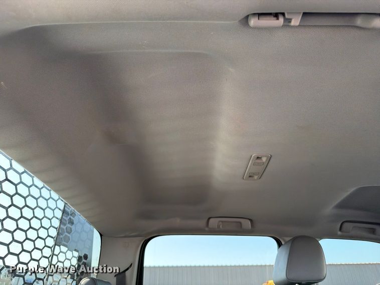 image for item FB5155 2022 Chevrolet Silverado 6500HD Crew Cab flatbed truck