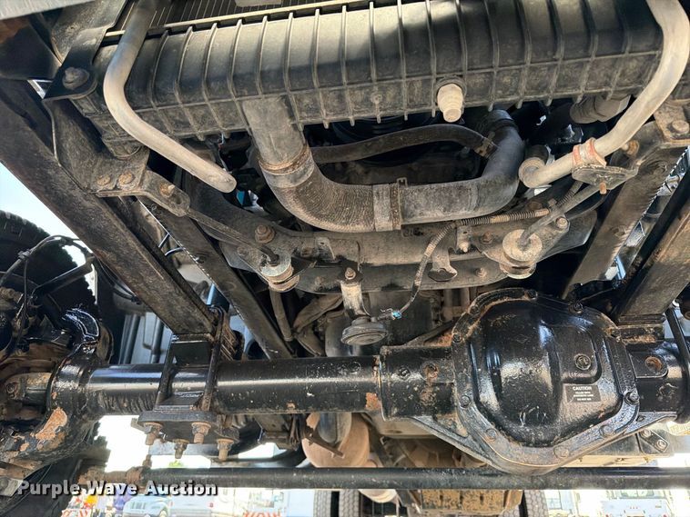 image for item FB5155 2022 Chevrolet Silverado 6500HD Crew Cab flatbed truck